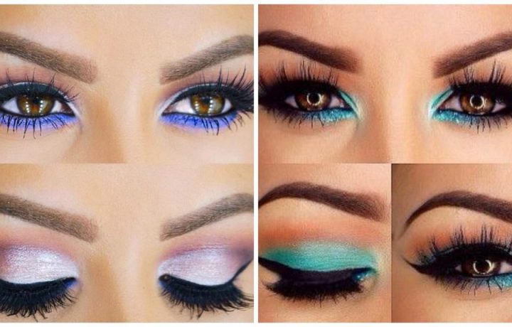 How to make up your eyes according to color and shape