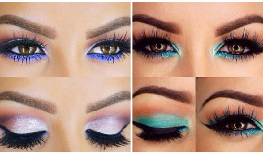 How to make up your eyes according to color and shape