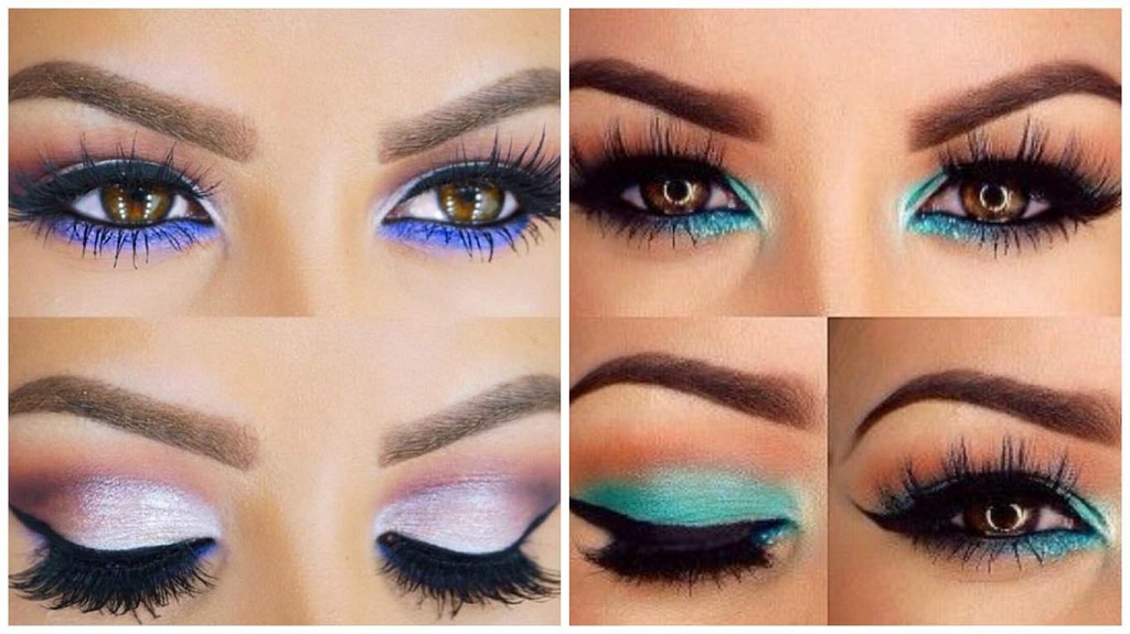 make up your eyes according to color and shape