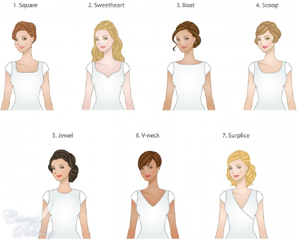 Neckline Options for Modest Brides